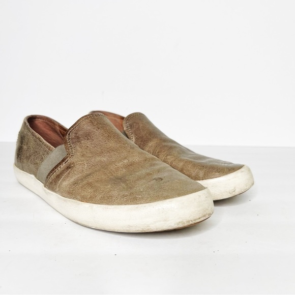 Frye Brown Slip-On Sneakers - Picture 1 of 5